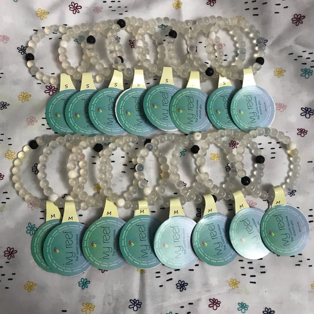 Ivy Reef Lokia White Jelly Bracelets
